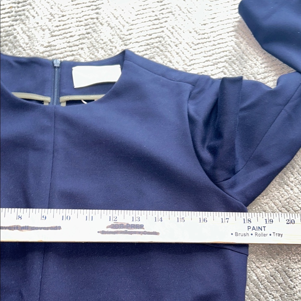 Classic Six Midnight Blue Dress TWIGGY SHIFT DRESS IN NAVY Size 6 - Picture 9 of 12